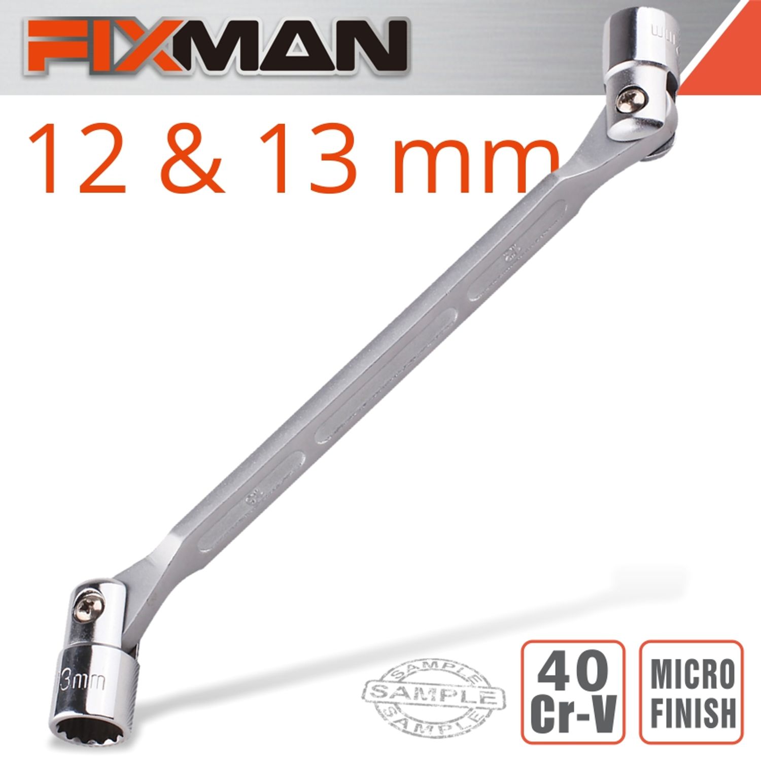 FIXMAN Hinged Socket Wrench 12x13mm